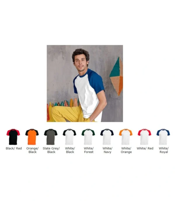 KB330 Kariban Baseball Tee